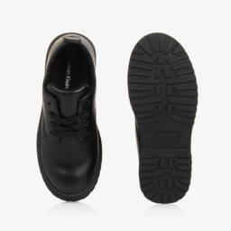 كالفين كلاين-حذاء  جلد صناعي لون أسود | Childrensalon Outlet