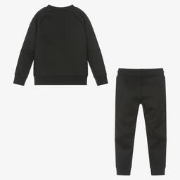 Calvin Klein-Boys Black & Green Tracksuit | Childrensalon Outlet