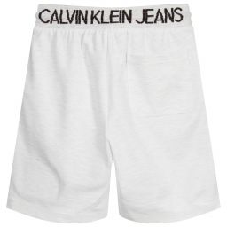 Calvin Klein Jeans-شورت لون أسود ورمادي للأولاد | Childrensalon Outlet