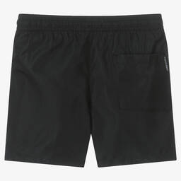 Calvin Klein-Boys Black Logo Swim Shorts | Childrensalon Outlet