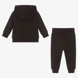 Calvin Klein Jeans-Boys Black Logo Tracksuit | Childrensalon Outlet
