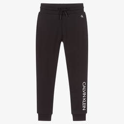 Calvin Klein Джинсы-Черные джоггеры из органического хлопка для мальчиков | Childrensalon Outlet