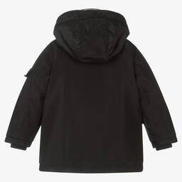 Calvin Klein Jeans-Boys Black Padded Coat | Childrensalon Outlet