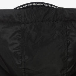 Calvin Klein Jeans-Boys Black Padded Coat | Childrensalon Outlet