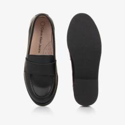 Calvin Klein-Boys Black Slip-On Loafers | Childrensalon Outlet