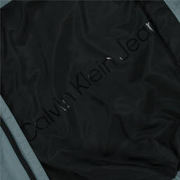 Calvin Klein-Серо-голубая куртка-бомбер для мальчиков | Childrensalon Outlet