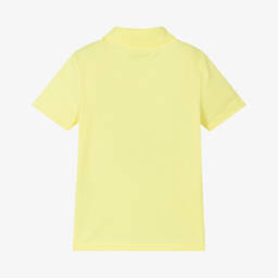 Calvin Klein-Boys Bright Yellow Piqué Polo Top | Childrensalon Outlet