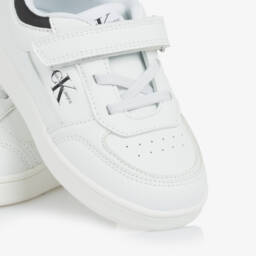 Calvin Klein-Элегантные белые кроссовки с логотипом для мальчиков | Childrensalon Outlet