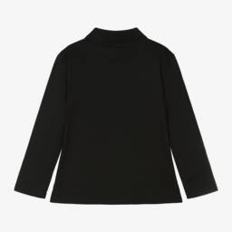 Calvin Klein-Boys Classic Black Cotton Polo | Childrensalon Outlet