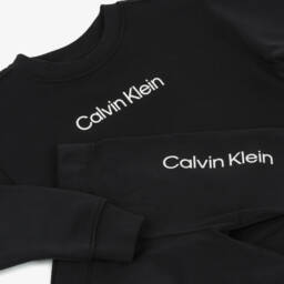 Calvin Klein-Классический комплект из черного трикотажа для мальчиков | Childrensalon Outlet