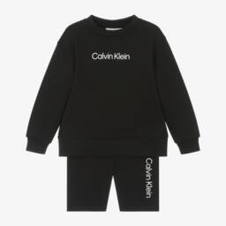 Calvin Klein-Классический комплект из черного трикотажа для мальчиков | Childrensalon Outlet