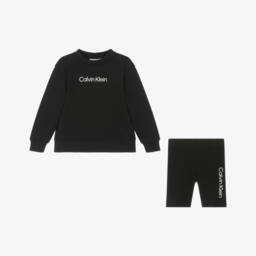 Calvin Klein-Классический комплект из черного трикотажа для мальчиков | Childrensalon Outlet
