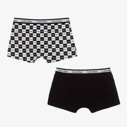 كالفين كلاين-Boys Cotton Boxers (2 Pack) | Childrensalon Outlet