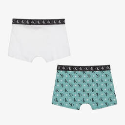 كالفين كلاين-Boys Cotton Boxers (2 Pack) | Childrensalon Outlet