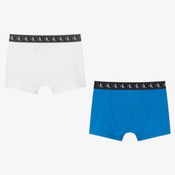 كالفين كلاين-Boys Cotton Boxers (2 Pack) | Childrensalon Outlet