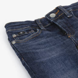 Calvin Klein-Boys Dark Denim Slim Trousers | Childrensalon Outlet