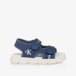 Calvin Klein-Boys Durable Blue Strap Sandals | Childrensalon Outlet