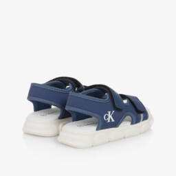 Calvin Klein-Boys Durable Blue Strap Sandals | Childrensalon Outlet