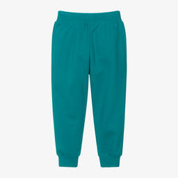 Calvin Klein-Boys Green Cotton Joggers | Childrensalon Outlet