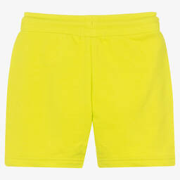 Calvin Klein Jeans-Boys Green Cotton Shorts | Childrensalon Outlet