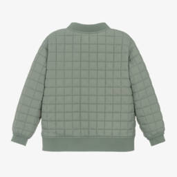 Calvin Klein-Boys Green Padded Jacket | Childrensalon Outlet