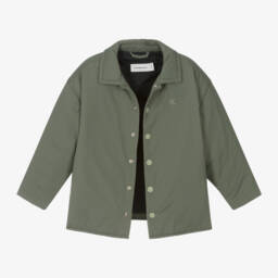 Calvin Klein-Куртка стеганая зелёная для мальчиков | Childrensalon Outlet