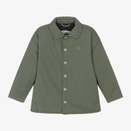 Calvin Klein-Куртка стеганая зелёная для мальчиков | Childrensalon Outlet
