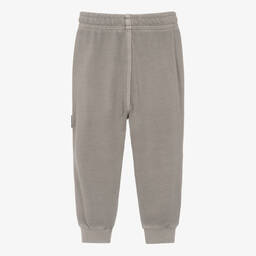 Calvin Klein-Boys Grey Cotton Joggers | Childrensalon Outlet