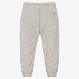 كالفين كلاين Jeans-Boys Grey Cotton Logo Joggers | Childrensalon Outlet