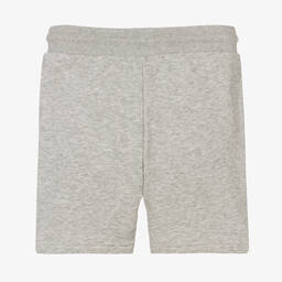 Calvin Klein Jeans-Boys Grey Cotton Logo Shorts | Childrensalon Outlet