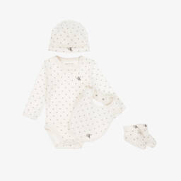 Calvin Klein-Роскошный кремовый комплект для мальчиков | Childrensalon Outlet