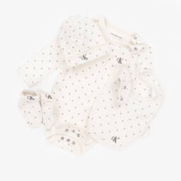 Calvin Klein-Роскошный кремовый комплект для мальчиков | Childrensalon Outlet