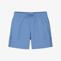 Calvin Klein-Плавки-шорты голубые с логотипом и шнурком для мальчиков | Childrensalon Outlet
