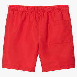 Calvin Klein-Boys Red Logo Swim Shorts | Childrensalon Outlet