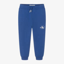 Calvin Klein-Boys Royal Blue Logo Joggers | Childrensalon Outlet