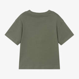 Calvin Klein-Ярко-зеленая хлопковая футболка для мальчиков | Childrensalon Outlet