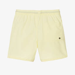 Calvin Klein-Boys Yellow Logo Swim Shorts | Childrensalon Outlet
