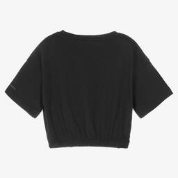 Calvin Klein Джинсы-Черная футболка с логотипом CK для девочек | Childrensalon Outlet