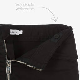 Calvin Klein Джинсы-Черная хлопковая мини-юбка | Childrensalon Outlet