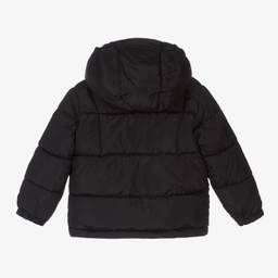 كالفين كلاين Jeans-جاكيت بافر هودي لون أسود للبنات | Childrensalon Outlet