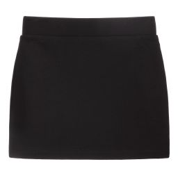 Calvin Klein Jeans-Girls Black Logo Tape Skirt | Childrensalon Outlet
