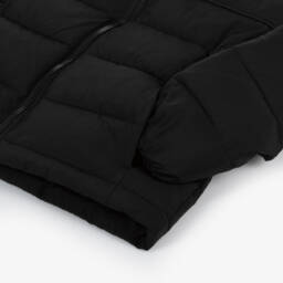 Calvin Klein-Girls Black Padded Belt Jacket | Childrensalon Outlet