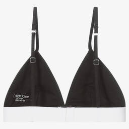 Calvin Klein-Girls Black & Red Logo Bra | Childrensalon Outlet