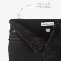 Calvin Klein Джинсы-Черные джинсы скинни для девочек | Childrensalon Outlet