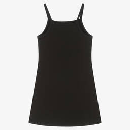 Calvin Klein Jeans-فستان فيسكوز جيرسي لون أسود | Childrensalon Outlet