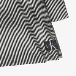 Calvin Klein-Girls Black & White Ribbed Dress | Childrensalon Outlet