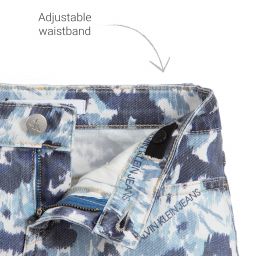 Calvin Klein Jeans-Girls Blue Denim Skirt | Childrensalon Outlet