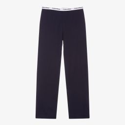 Calvin Klein-Girls Blue Loungewear Trousers | Childrensalon Outlet