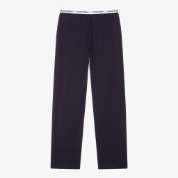 Calvin Klein-Girls Blue Loungewear Trousers | Childrensalon Outlet