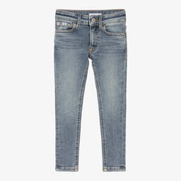 Calvin Klein-Синие джинсы скинни CK средней посадки для девочек | Childrensalon Outlet